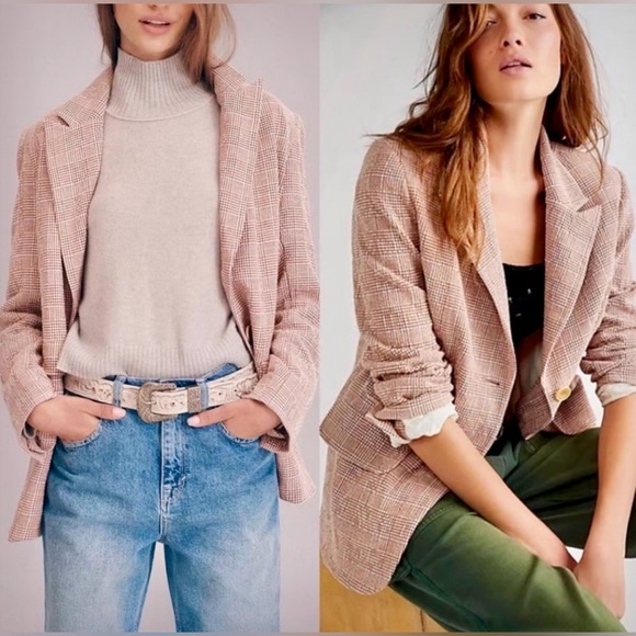 Free People We The Free Bowie Blazer Women’s Size M